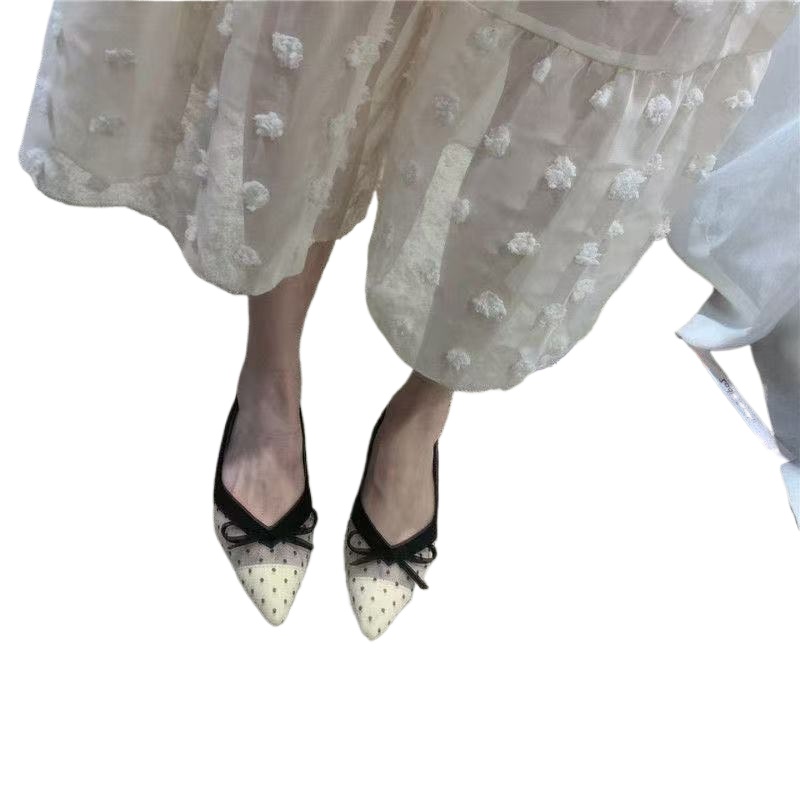 Women Shoes With Heels - 2026 Summer New Polka Dot Single