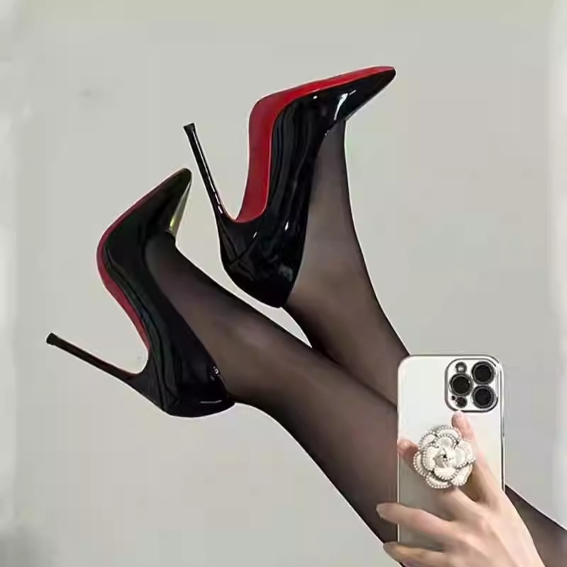 Patent Leather Pump - Sexy Pointed Toe Patent Leather High