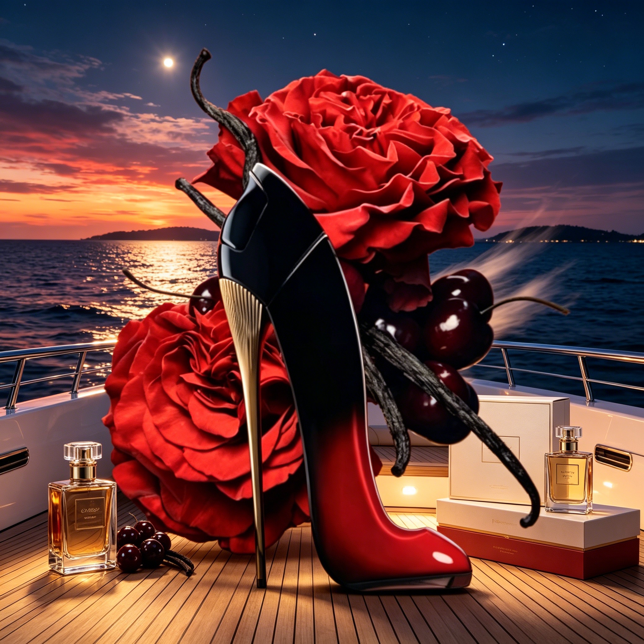 Gradient Red Black High Heel W - Women Shoes With Heels reseña y precio