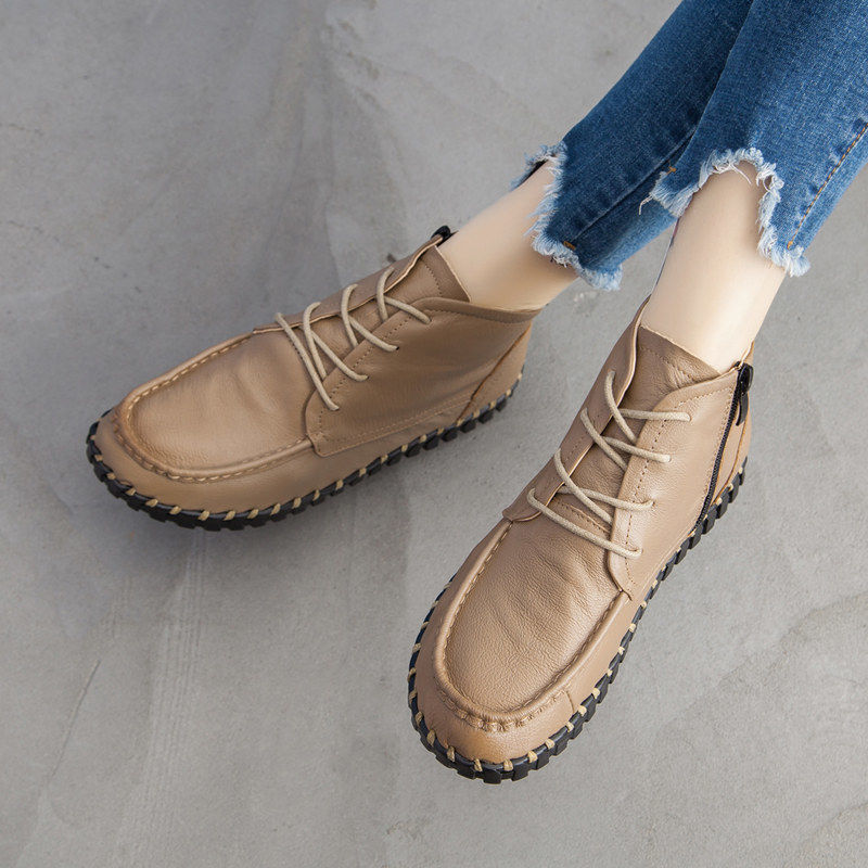 Real Leather Boots Women's Aut - Women'S Shoes Chelsea reseña y precio