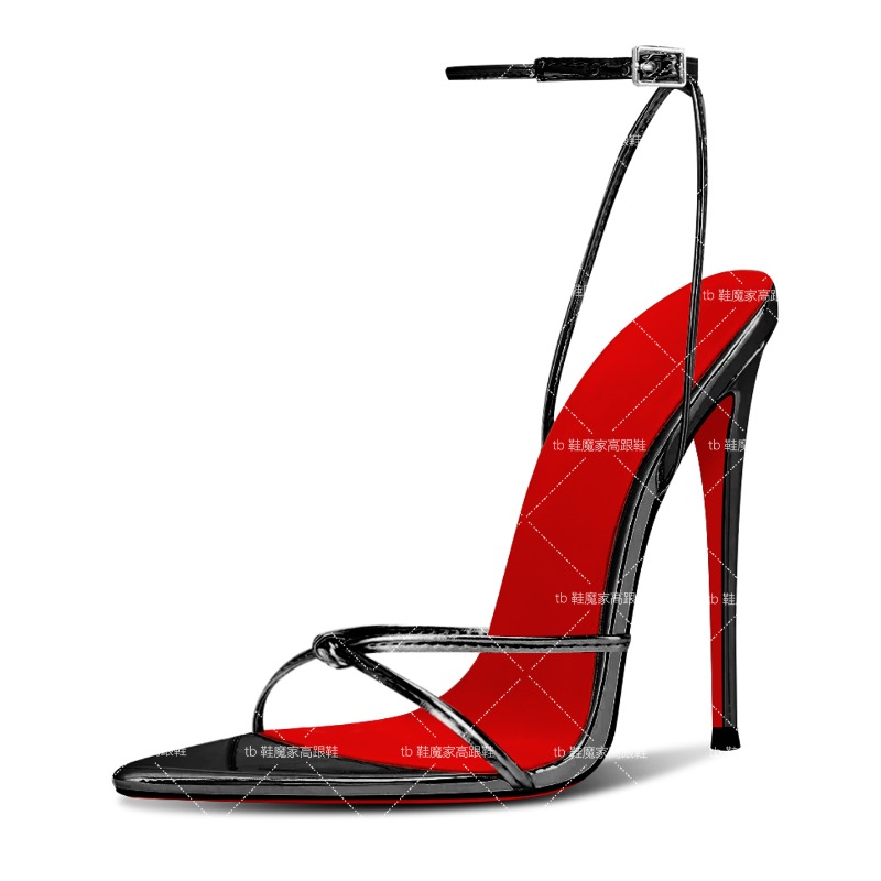 New Type One Word Buckle Point - Patent Leather Pump reseña y precio