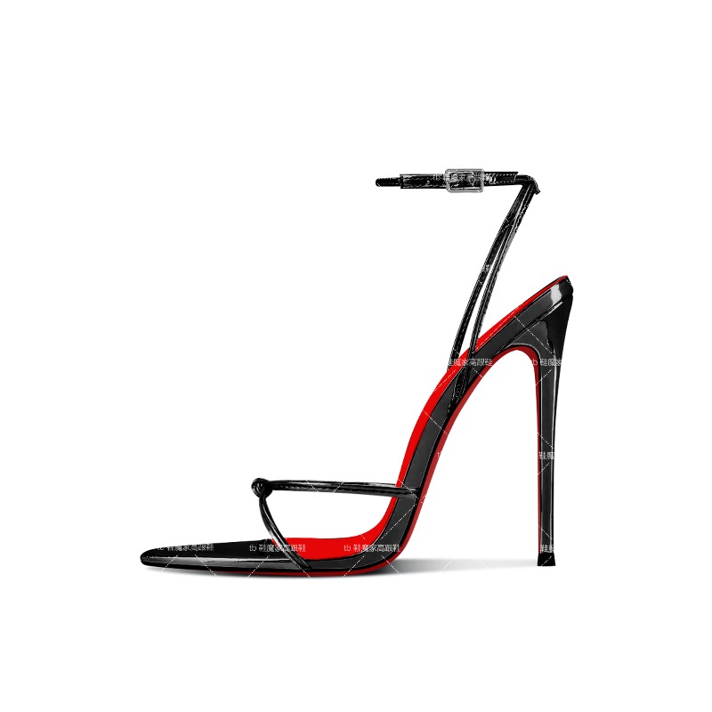 New Type One Word Buckle Point - Patent Leather Pump reseña y precio