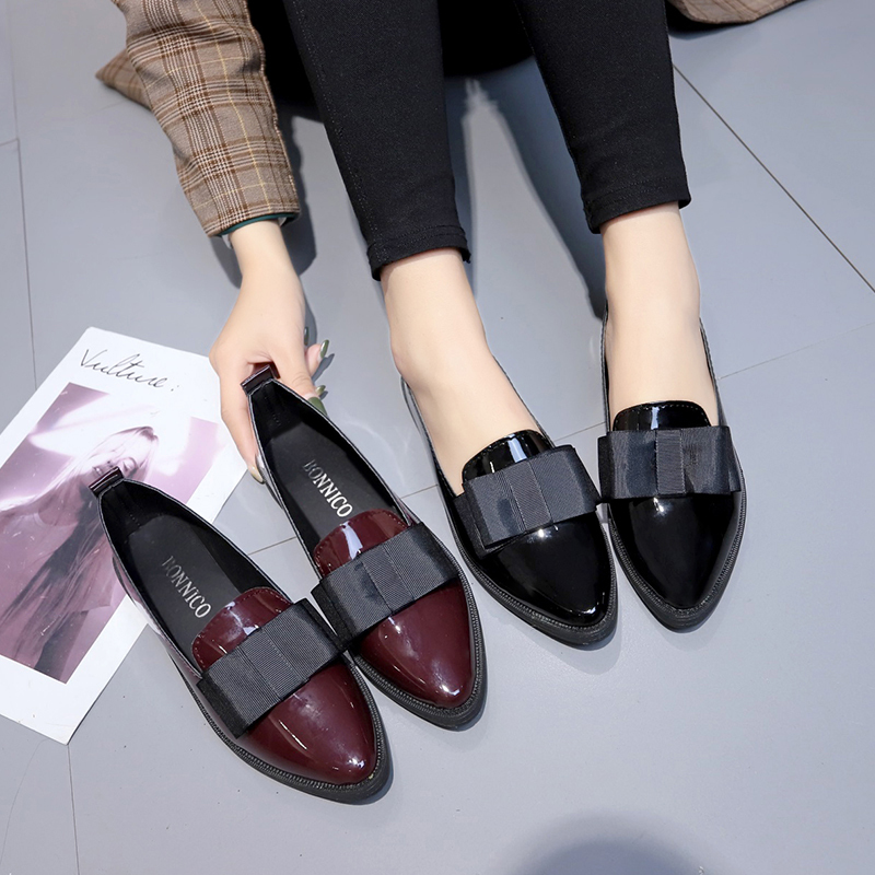 Black/ Wine Red Patent Leather - Women Shoes With Heels reseña y precio