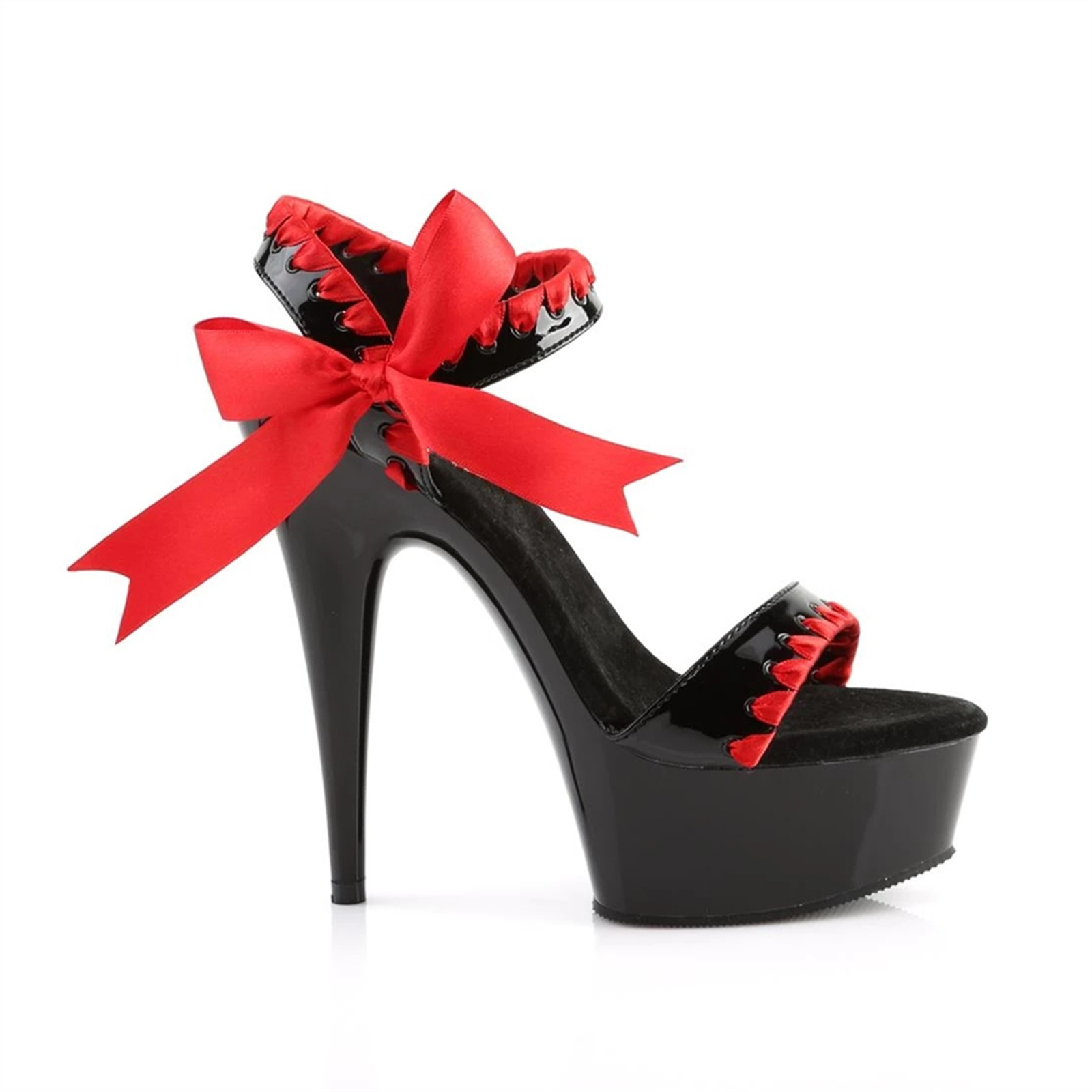 Neo Gothic Heels 15cm - Black  - Wide Fit Heels reseña y precio