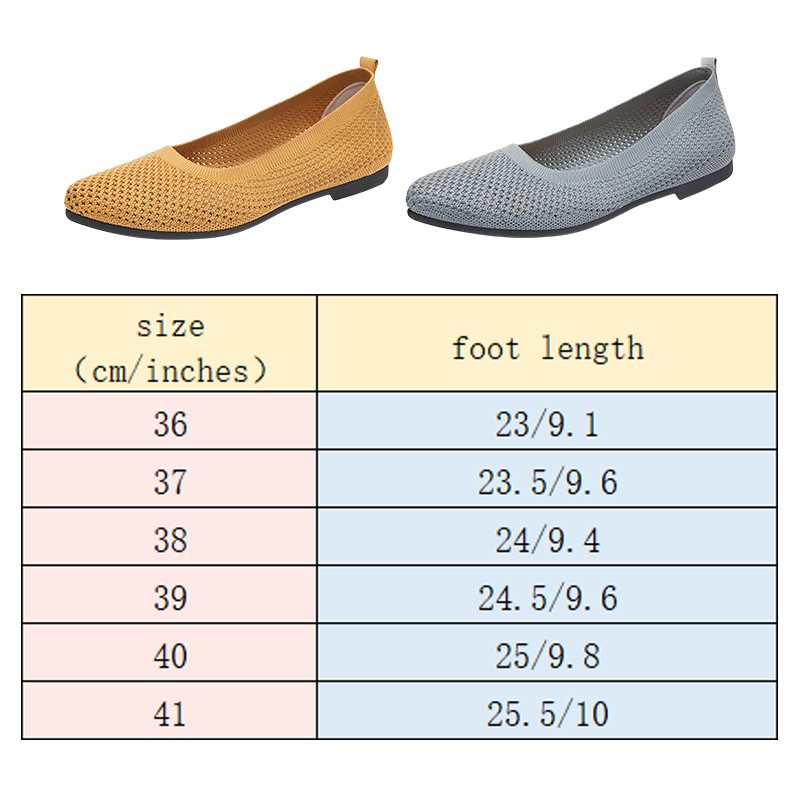 Women Flat Shoes Knitted Loafe - Ballet Flat Women reseña y precio