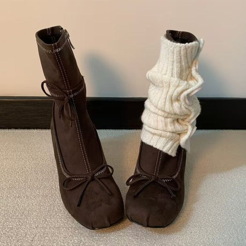 Bow High Heels Women Boots New - Women'S Shoes Chelsea reseña y precio