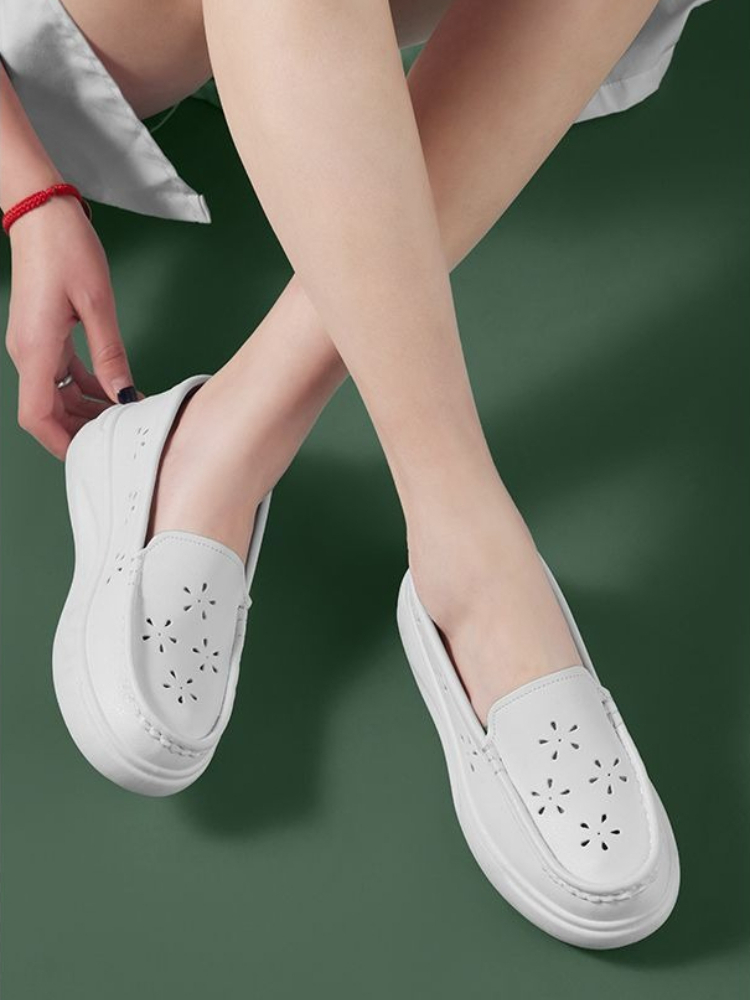 Women Thick Sole Nurse Shoes B - Women'S Shoes For Standing All Day reseña y precio