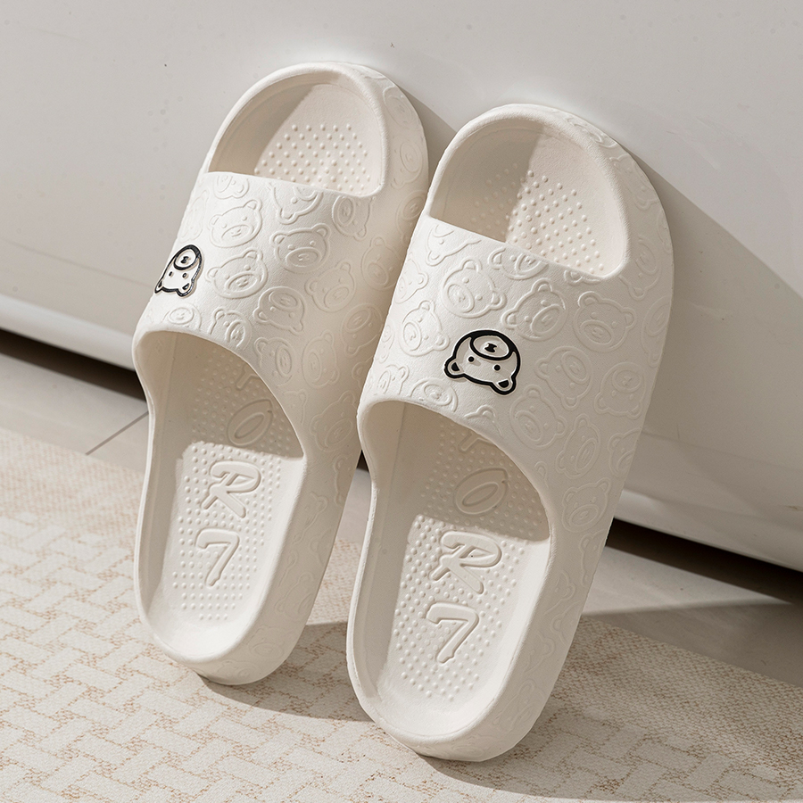 Printting Cute Bear Women Slip - Women'S Shoes To Men'S Size reseña y precio