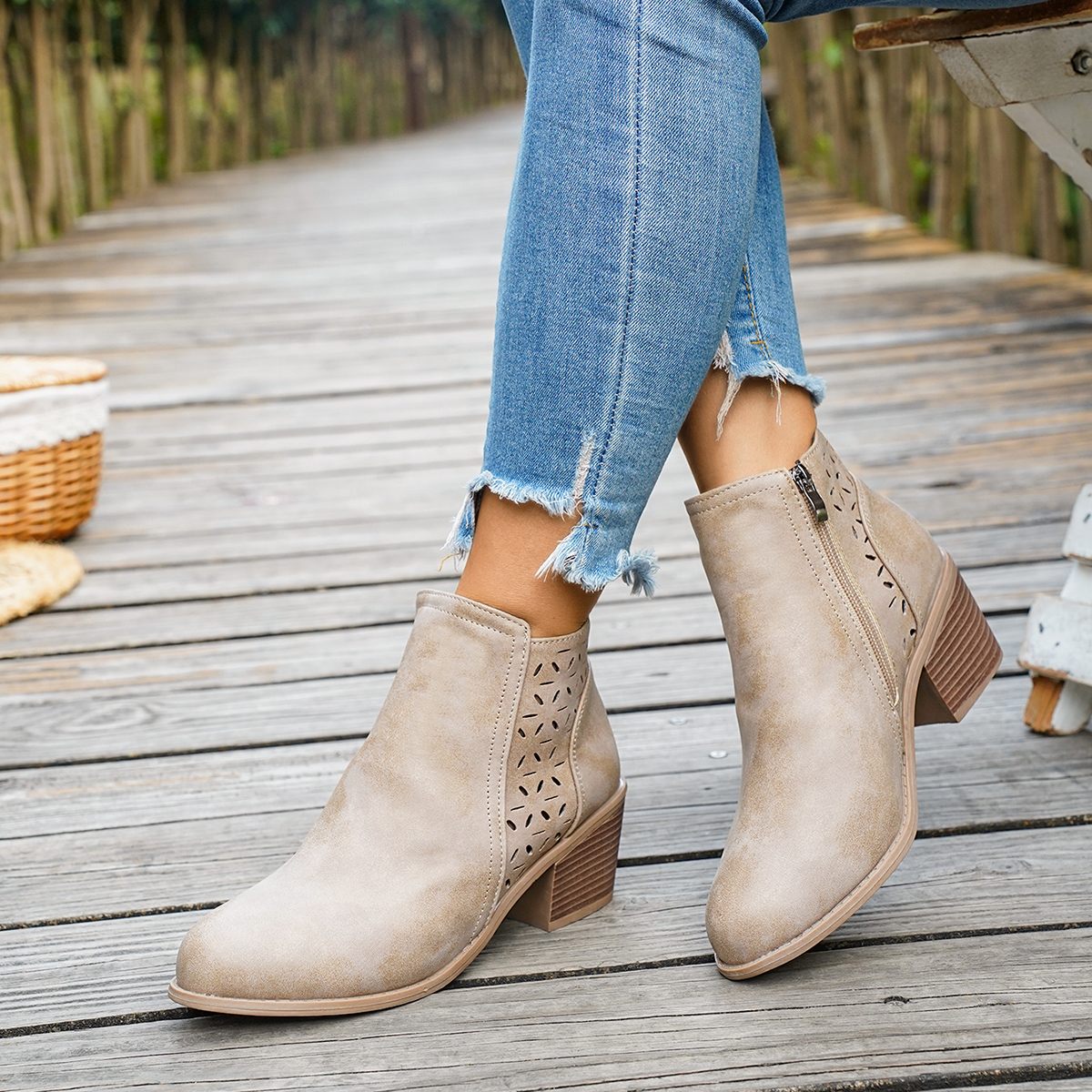 New Women Shoes Retro High Hee - Women'S Shoes Chelsea reseña y precio