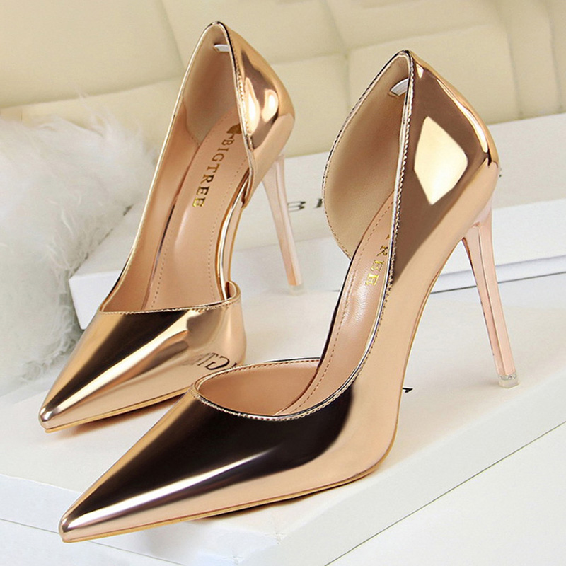 BIGTREE Shoes Sexy Woman Pumps - Patent Leather Pump reseña y precio