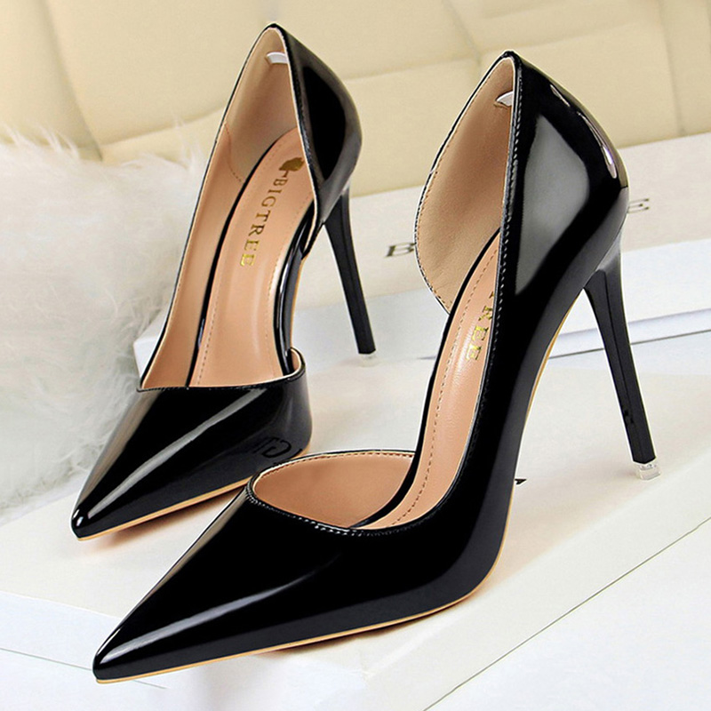 BIGTREE Shoes Sexy Woman Pumps - Patent Leather Pump reseña y precio