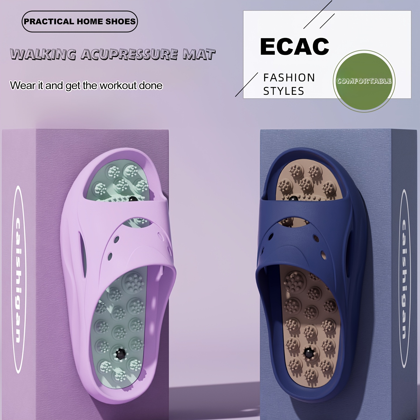 Women Men EVA Massage Slippers - Women'S Shoes To Men'S Size reseña y precio