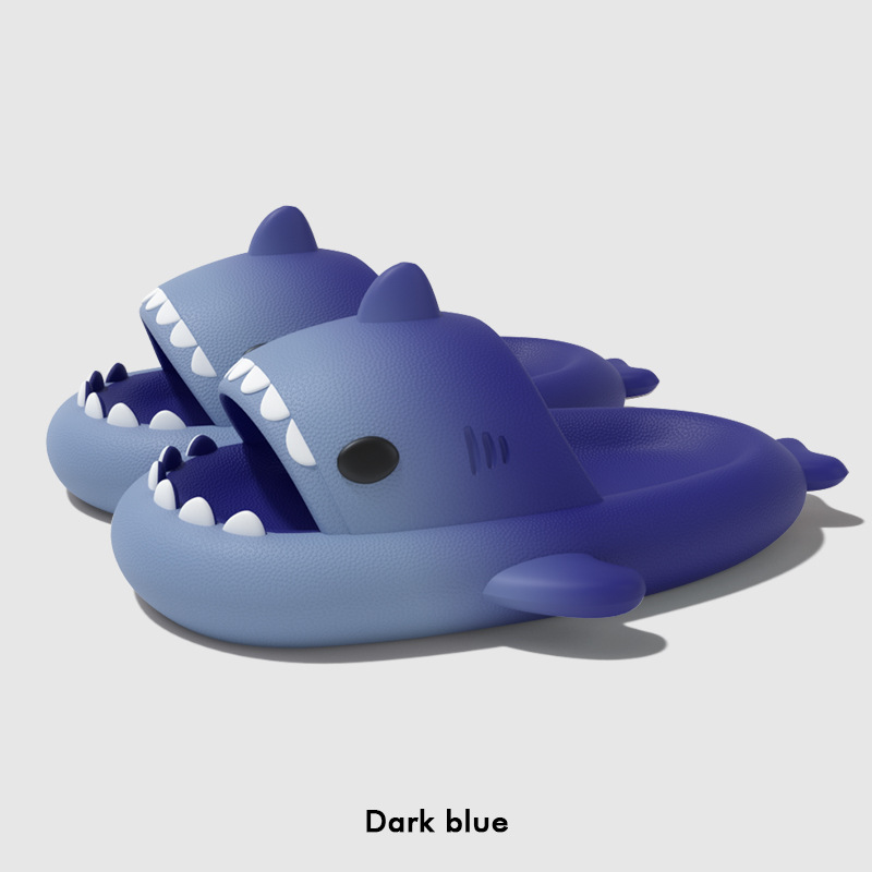 Cute Cartoon Shark Slippers Fo - Women'S Shoes To Men'S Size reseña y precio