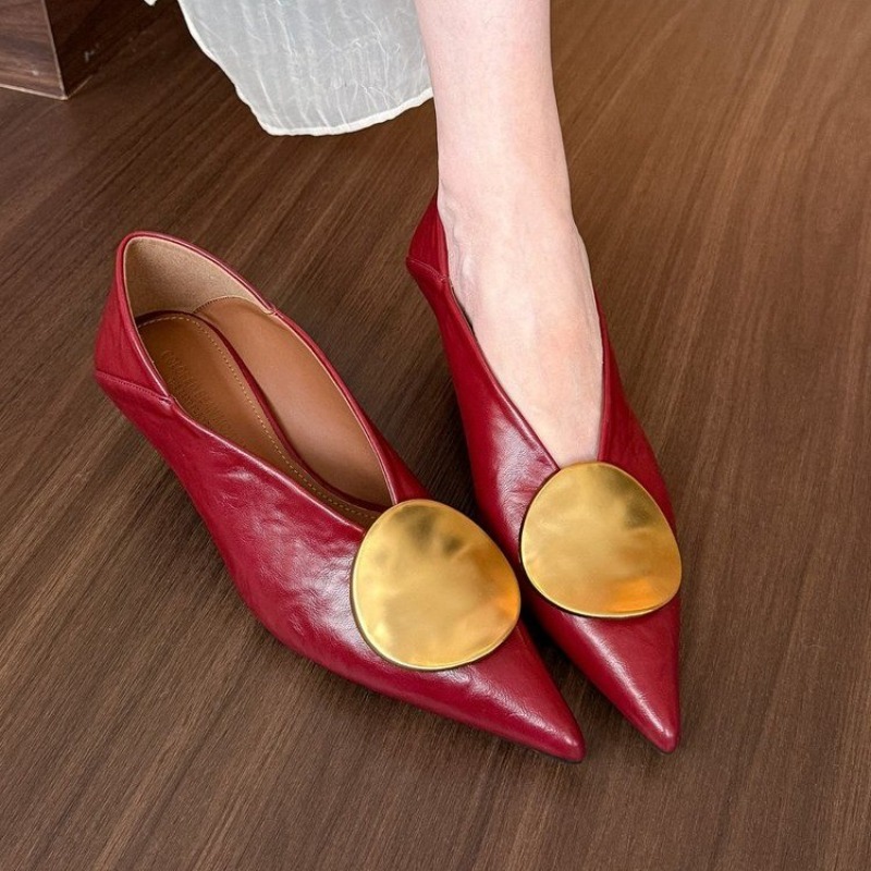 2025 Spring Summer Pointed Toe - Women Shoes With Heels reseña y precio