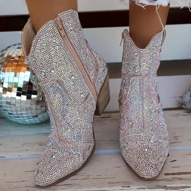Western Cowboy Boots Fashion W - Women'S Shoes Chelsea reseña y precio