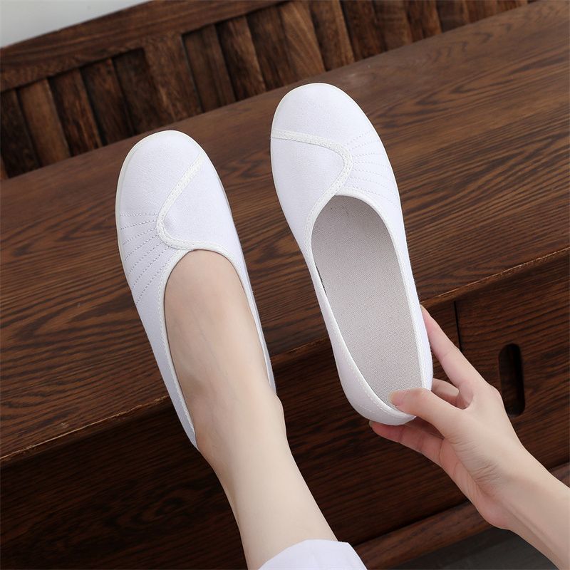 Soft Cloth Work Shoes Women Wh - Women'S Shoes For Standing All Day reseña y precio
