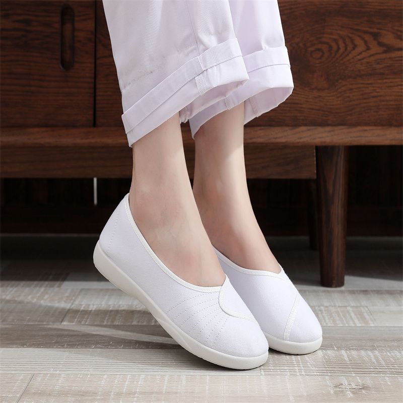 Soft Cloth Work Shoes Women Wh - Women'S Shoes For Standing All Day reseña y precio