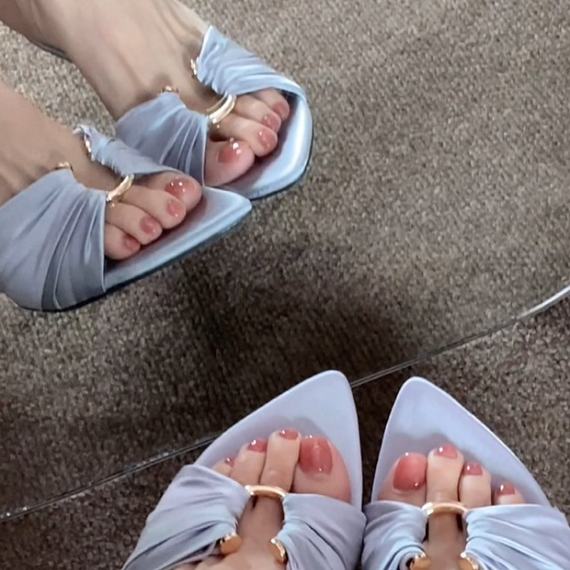 Summer New Fashion Open-Toe Fl - Wide Fit Heels reseña y precio