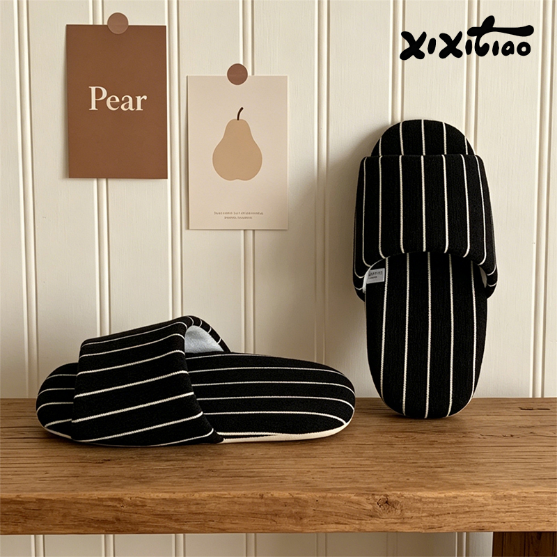 XIXITIAO Stripe Indoor Slipper - Women'S Shoes To Men'S Size reseña y precio