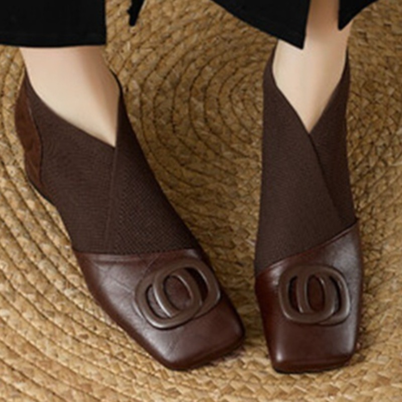 Autumn New Classic Solid Color - Women'S Shoes Chelsea reseña y precio
