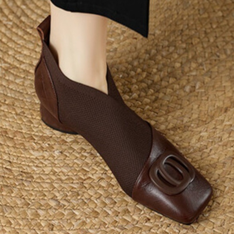 Autumn New Classic Solid Color - Women'S Shoes Chelsea reseña y precio