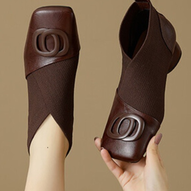 Autumn New Classic Solid Color - Women'S Shoes Chelsea reseña y precio