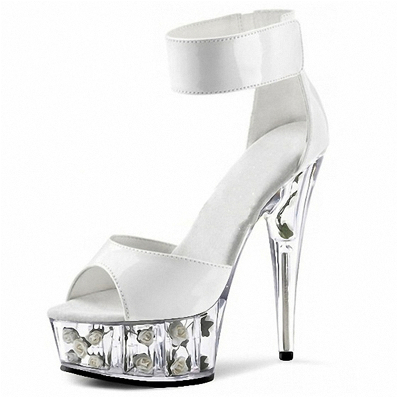 Neo Gothic Heels 15cm - Black  - Wide Fit Heels reseña y precio