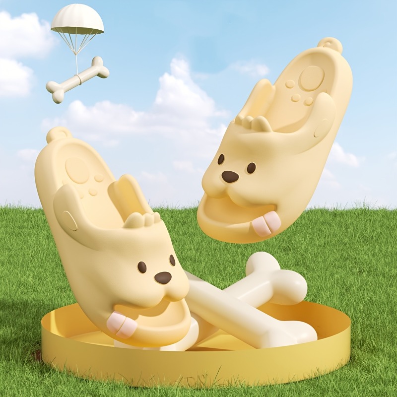 Cute Dog Cartoon Slippers Wome - Women'S Shoes To Men'S Size reseña y precio