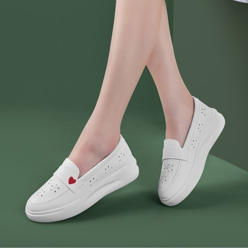 Trendy Korean Platform Nurse S - Women'S Shoes For Standing All Day reseña y precio