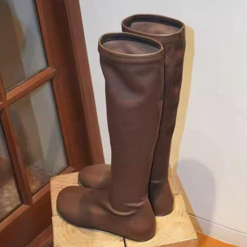 2025 New Women High Boots Flat - Women'S Shoes Chelsea reseña y precio