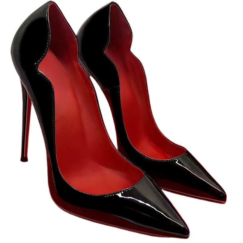 Spring shallow mouth patent le - Patent Leather Pump reseña y precio