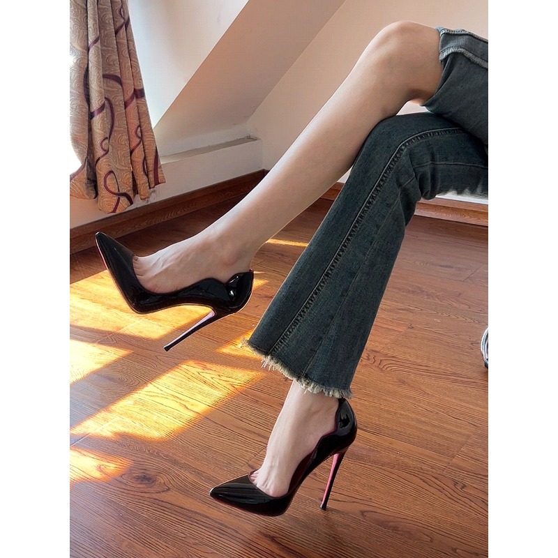 Spring shallow mouth patent le - Patent Leather Pump reseña y precio