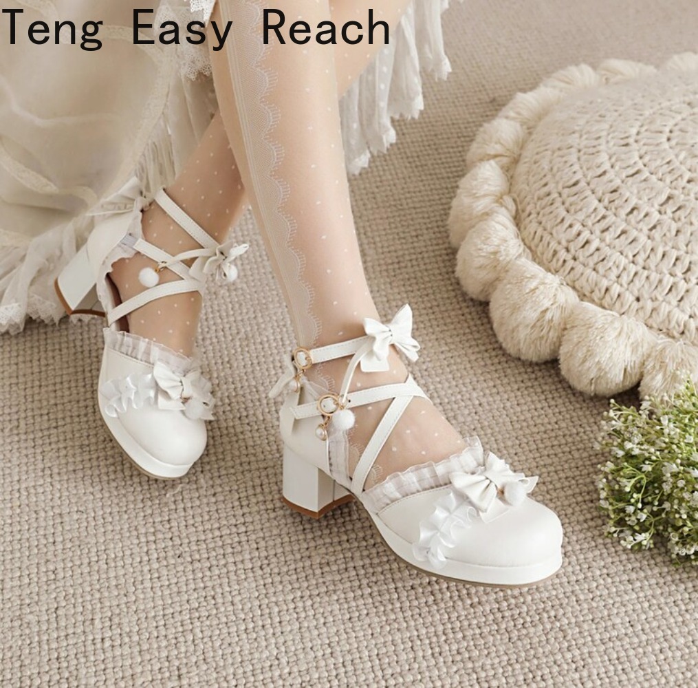 Women's White Mary Janes Sanda - Women'S Shoes Easy Street reseña y precio