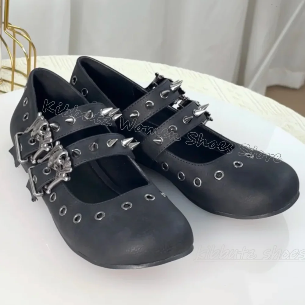 Gothic Ballet Pumps Punk Rock  - Ballet Flat Women reseña y precio