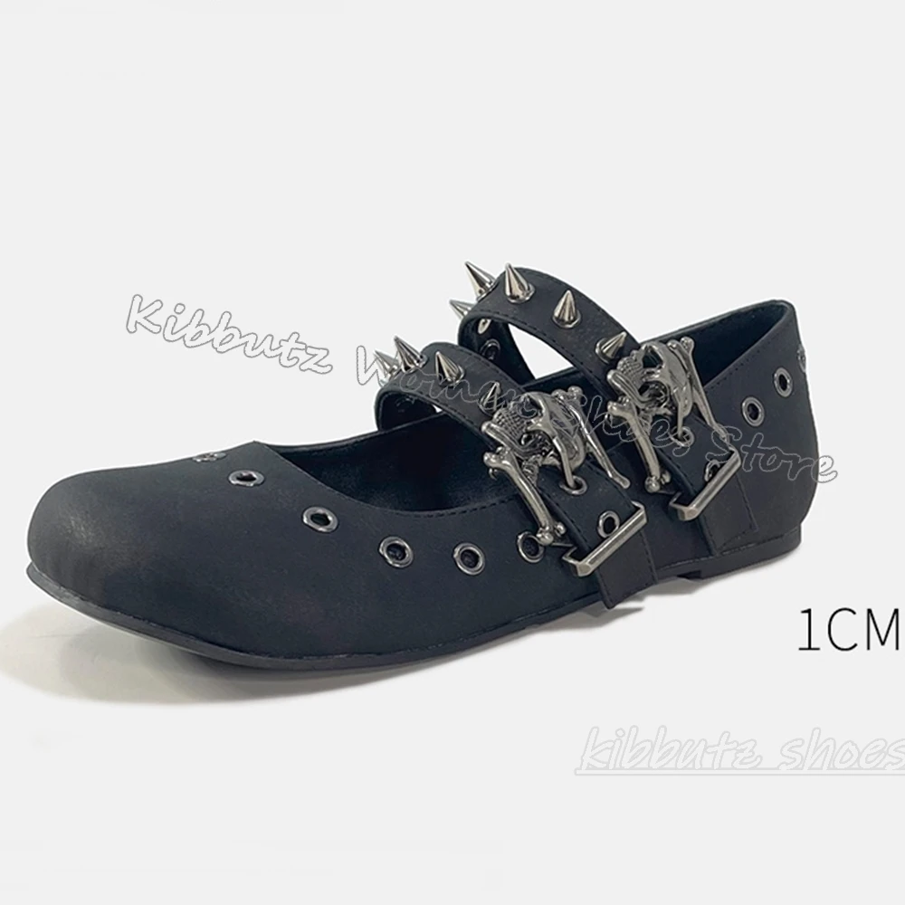 Gothic Ballet Pumps Punk Rock  - Ballet Flat Women reseña y precio