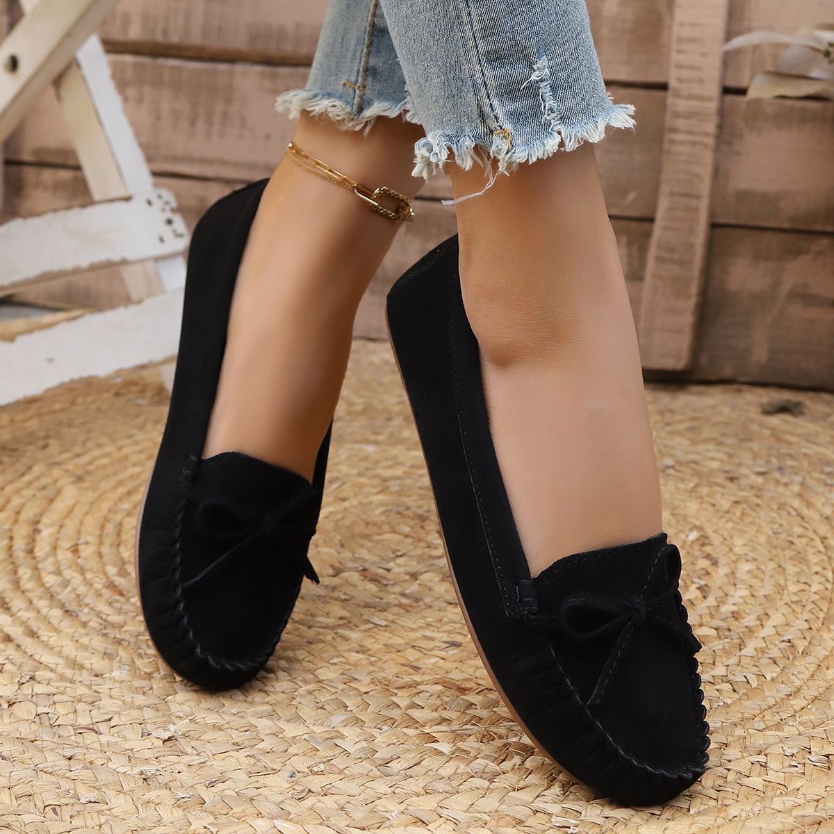 Spring and Autumn Elegant Roun - Women'S Shoes Plus Size reseña y precio