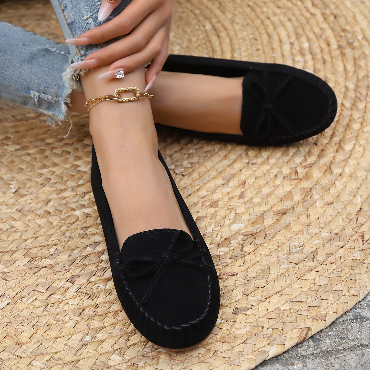 Spring and Autumn Elegant Roun - Women'S Shoes Plus Size reseña y precio