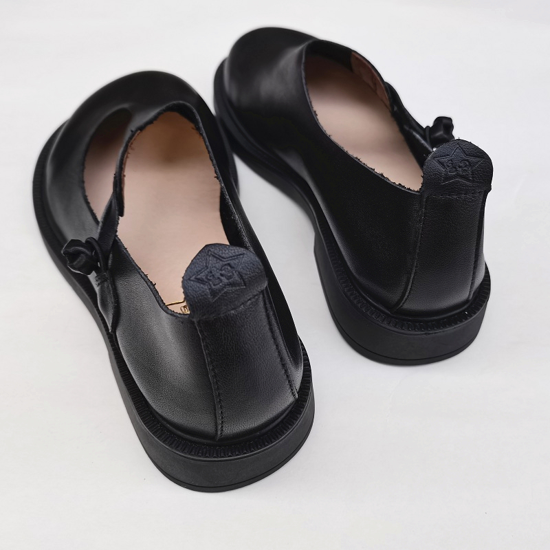 Careaymade-Genuine leather big - Women Shoes With Heels reseña y precio