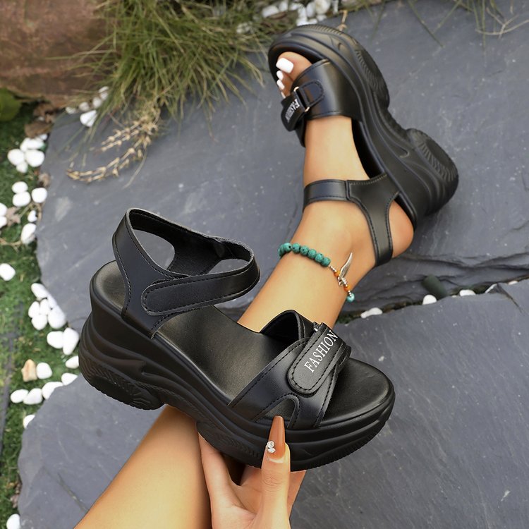Casual Sporty Women's Sandals  - Wide Fit Heels reseña y precio