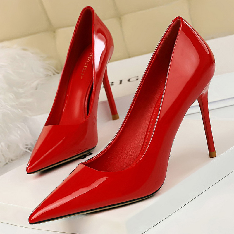 BIGTREE Shoes Fashion Woman Pu - Patent Leather Pump reseña y precio