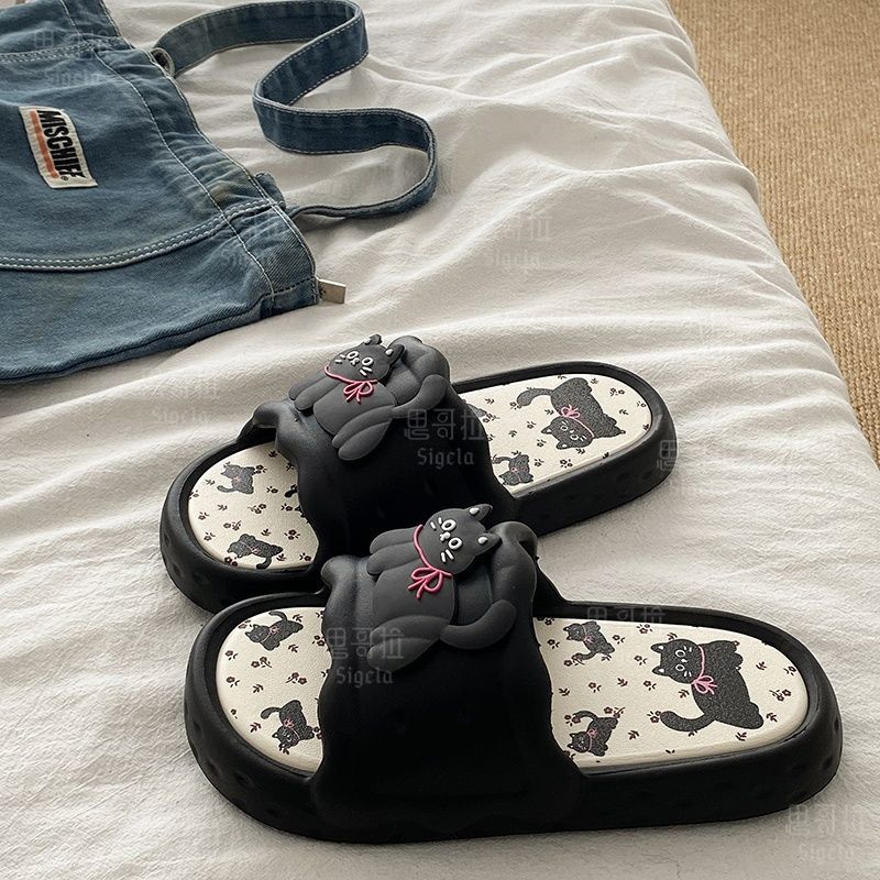 Printting Cute Bear Women Slip - Women'S Shoes To Men'S Size reseña y precio