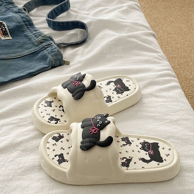 Printting Cute Bear Women Slip - Women'S Shoes To Men'S Size reseña y precio