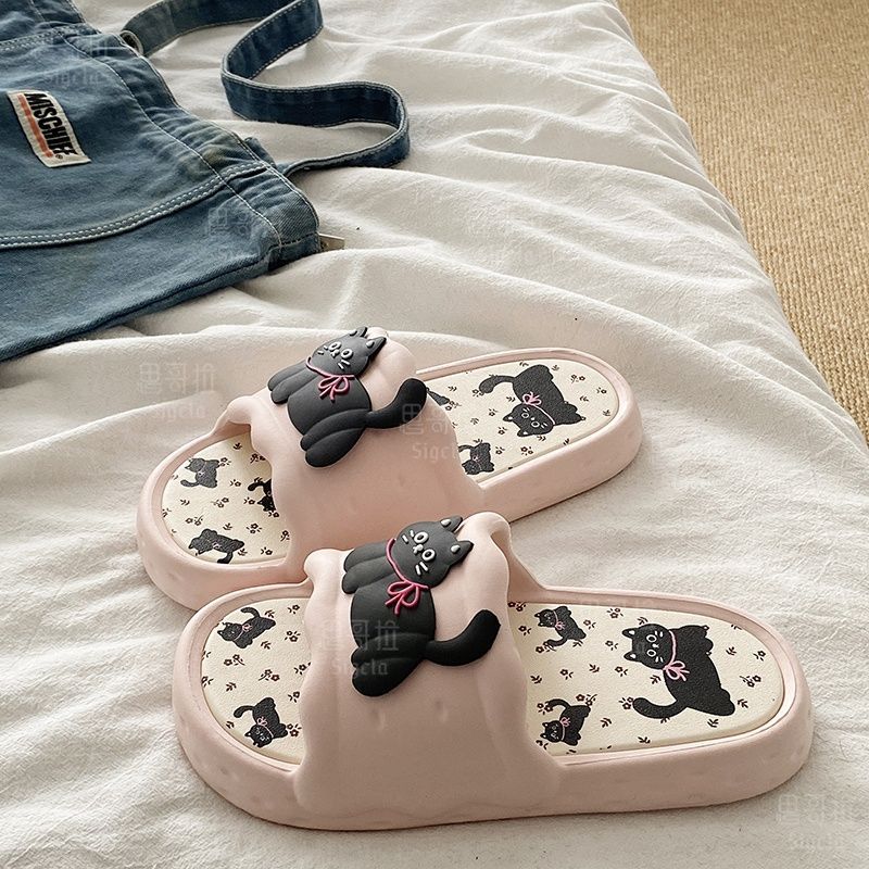Printting Cute Bear Women Slip - Women'S Shoes To Men'S Size reseña y precio