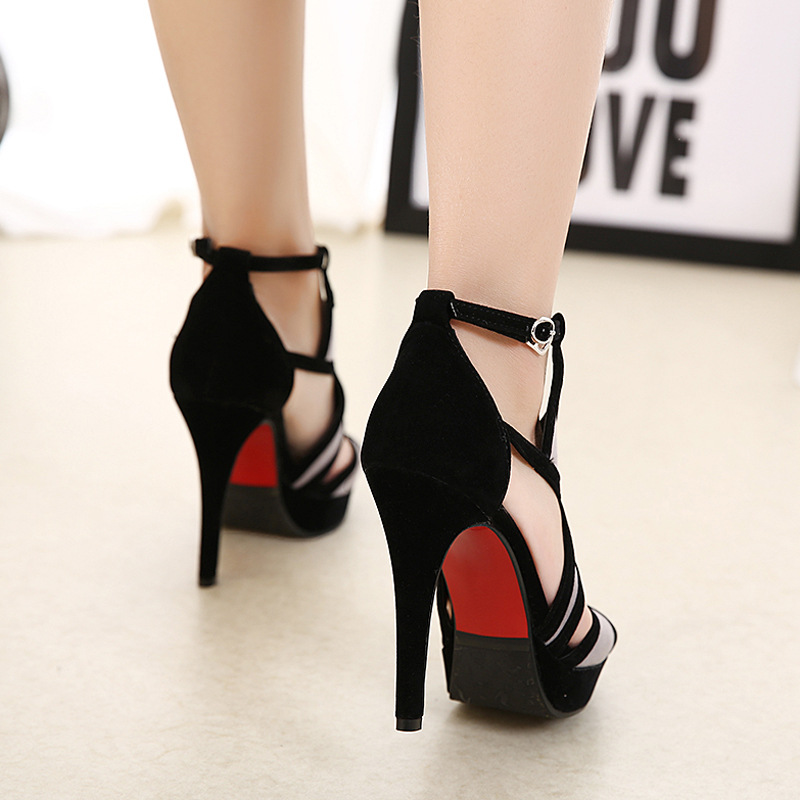 fashion European Station Sanda - Wide Fit Heels reseña y precio