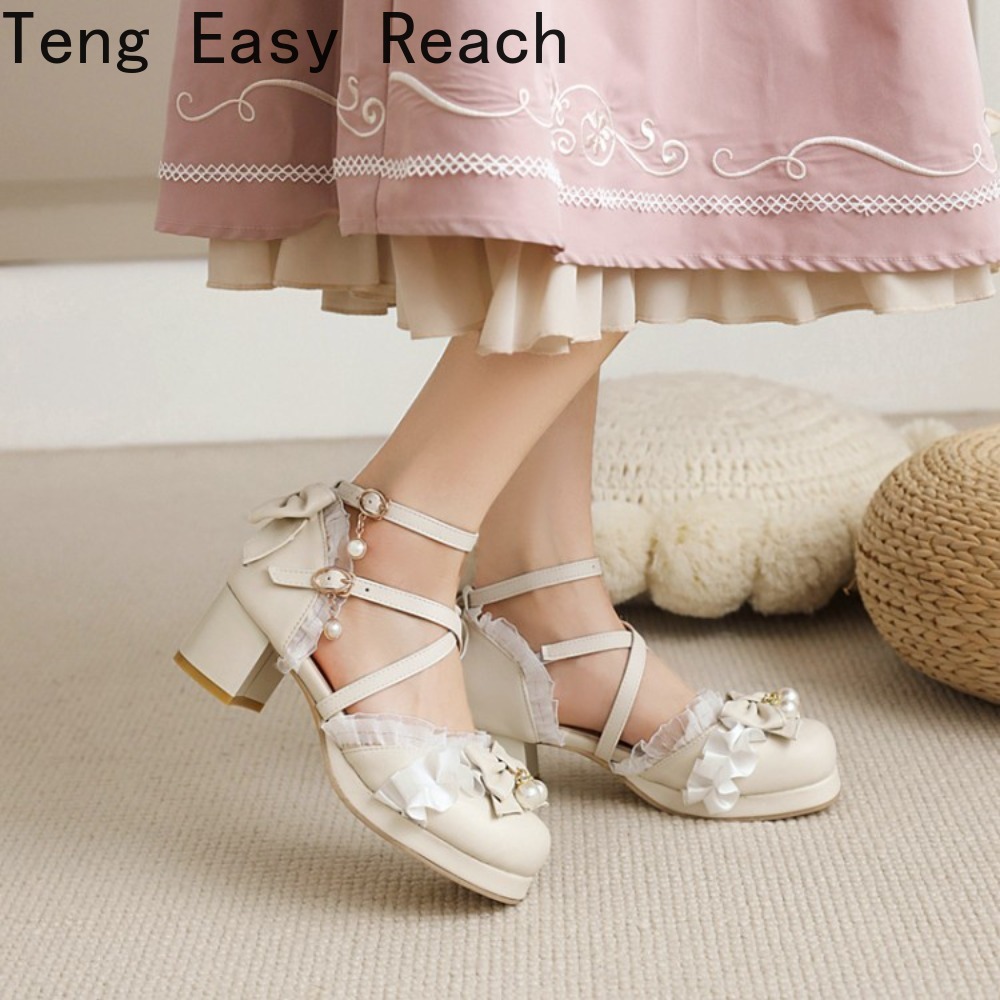 Women's White Beige Pink Sanda - Women'S Shoes Easy Street reseña y precio
