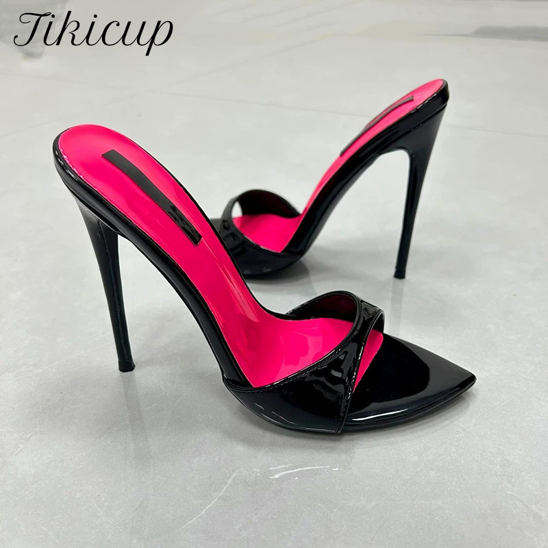Woman Stilettos 12cm Slipper S - Patent Leather Pump reseña y precio