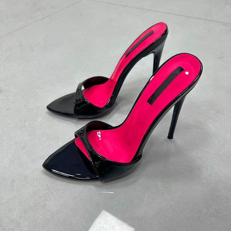Woman Stilettos 12cm Slipper S - Patent Leather Pump reseña y precio