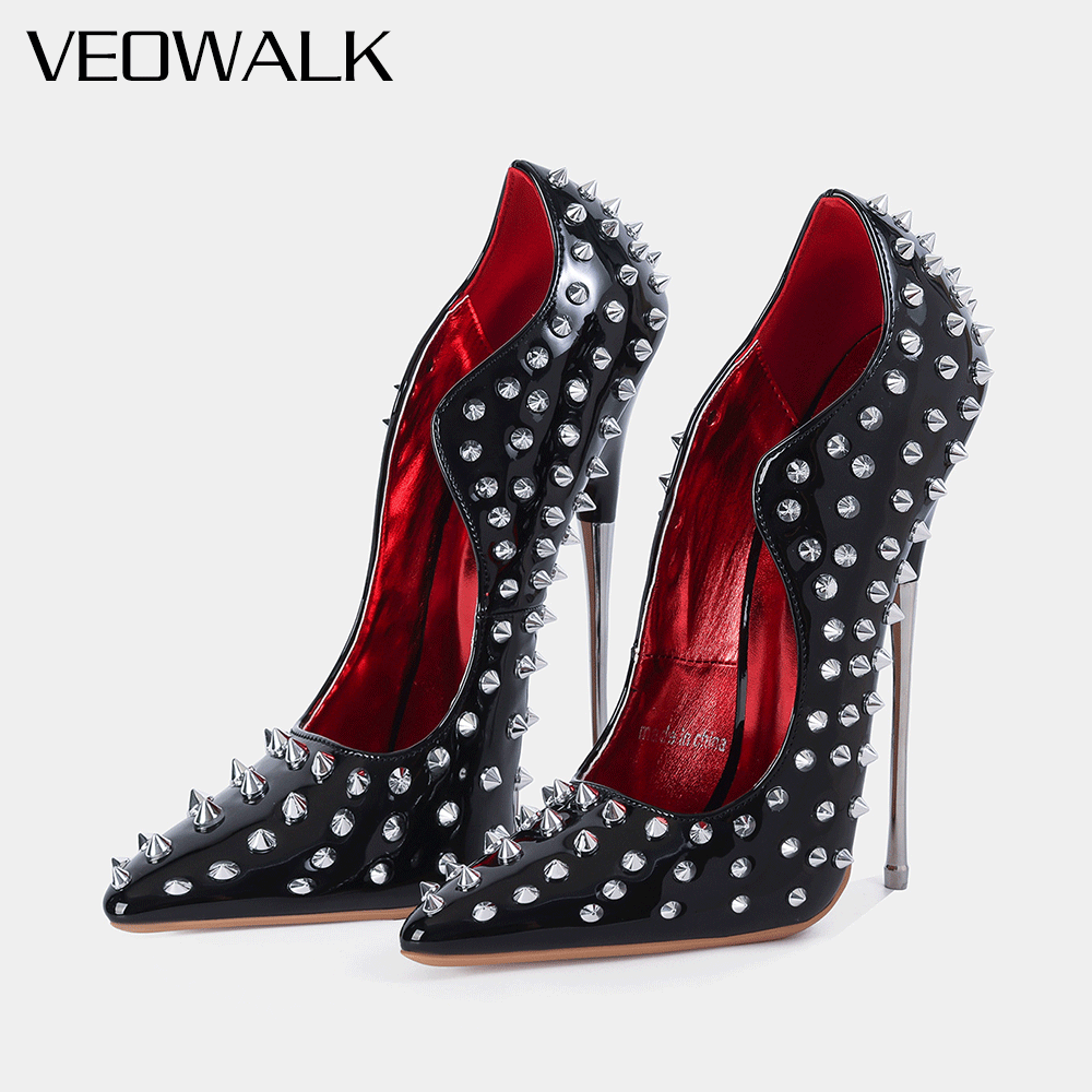 NEW Sexy 16CM Metal Stiletto H - Patent Leather Pump reseña y precio