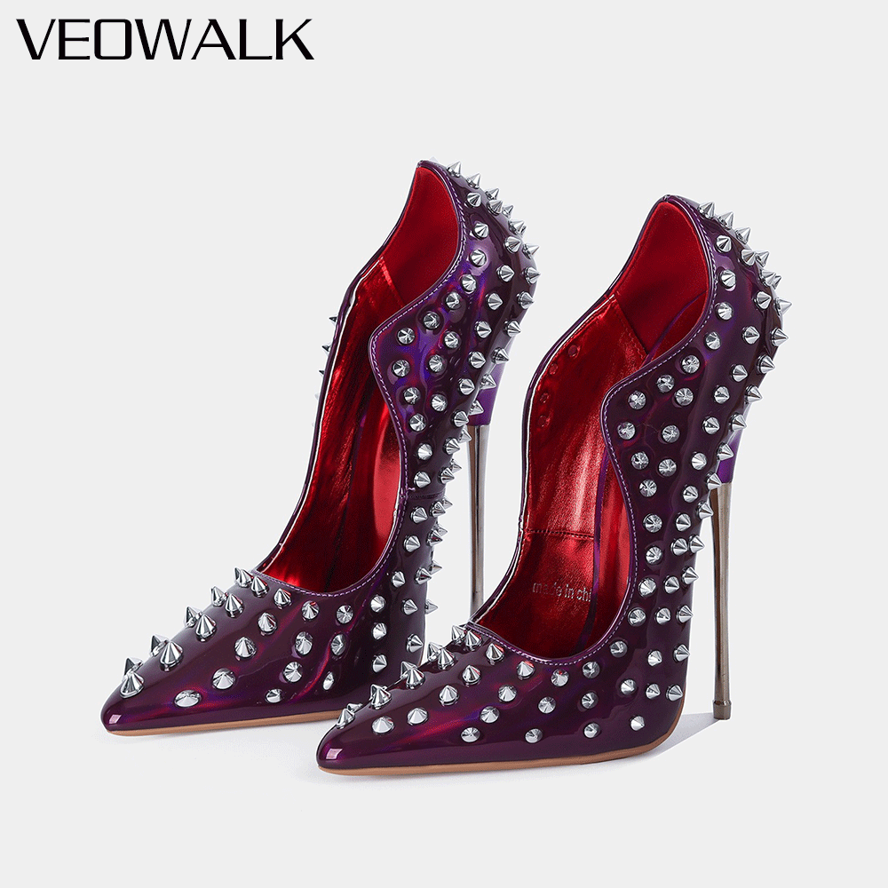 NEW Sexy 16CM Metal Stiletto H - Patent Leather Pump reseña y precio