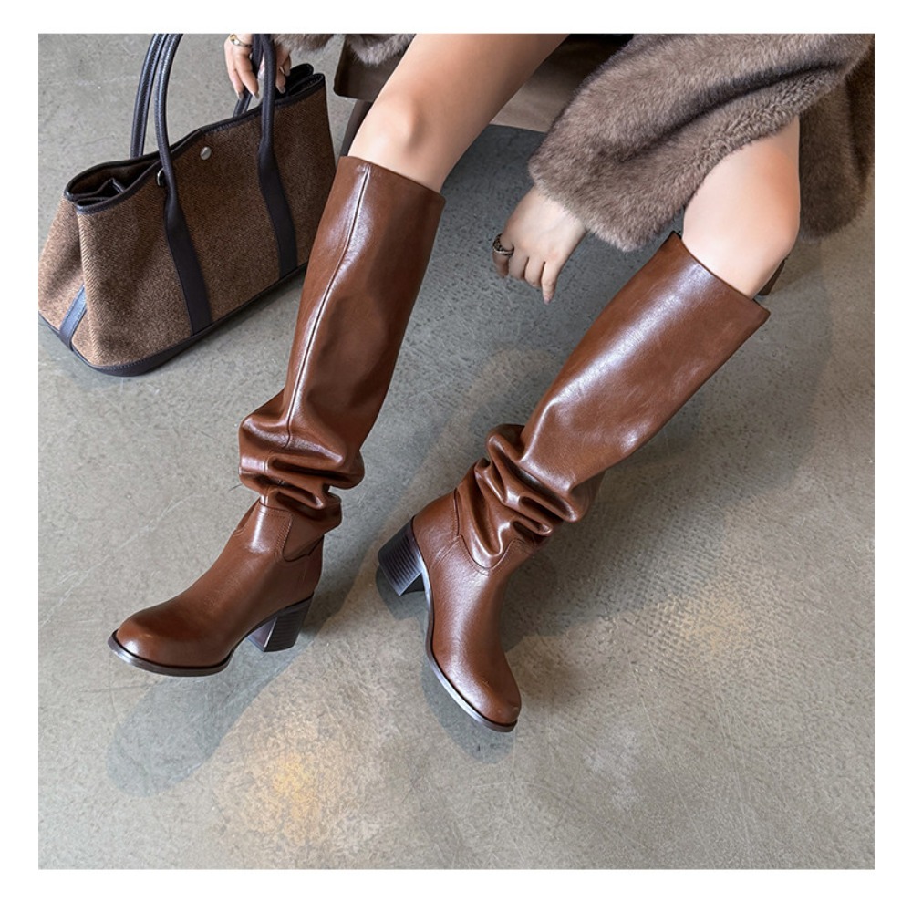 Knee High Heels Women Boots Le - Women'S Shoes Chelsea reseña y precio